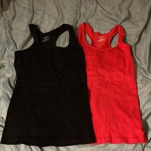 Poof Racer back slimming tops size s/m